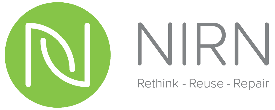 Northern Ireland Resources Network logo.  Reuse, Rethink, Repair.