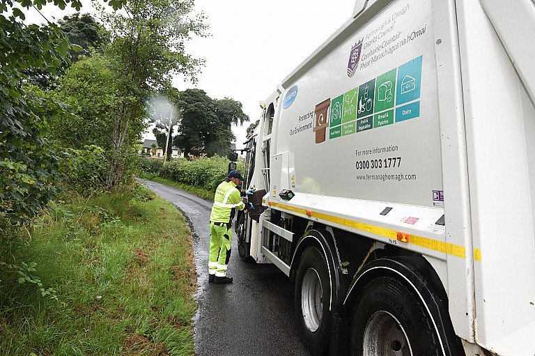 Food waste collection for residents in Fermanagh and Omagh in Northern Ireland